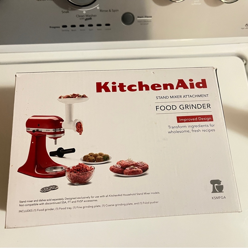 KitchenAid Red Food Grinder Attachment